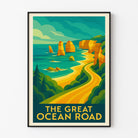 Ocean Road graphic print