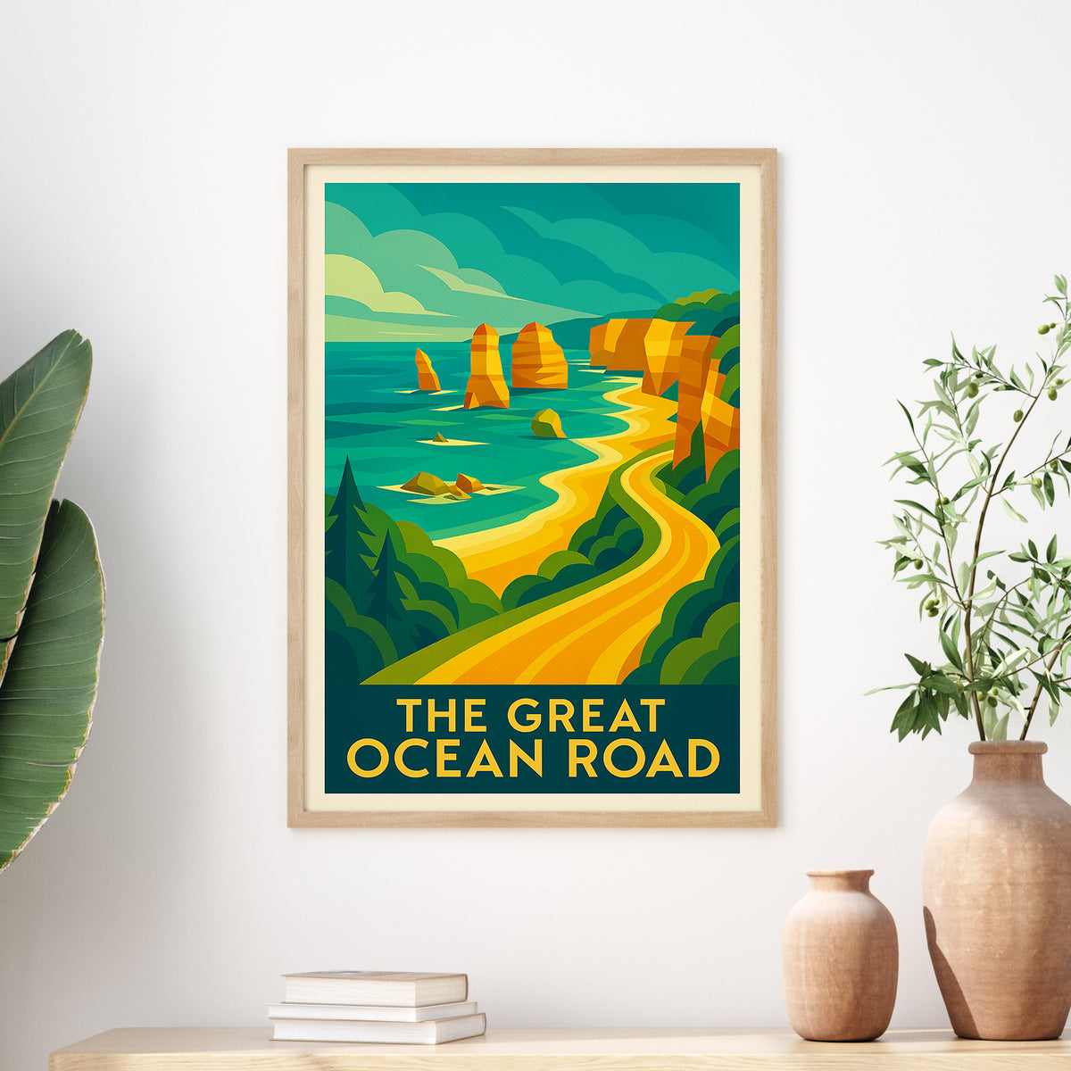 Ocean Road graphic print
