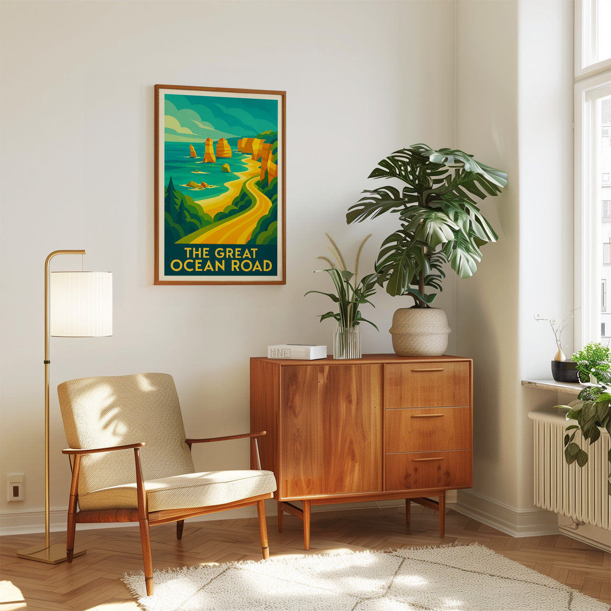 Ocean Road graphic print