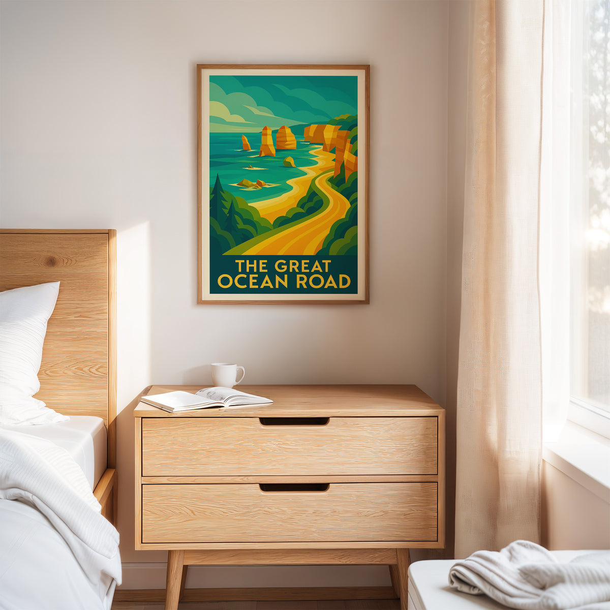 Ocean Road graphic print
