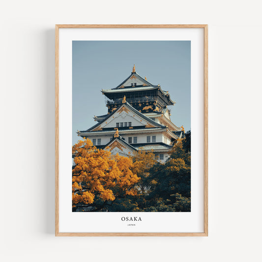 Osaka Travel Poster