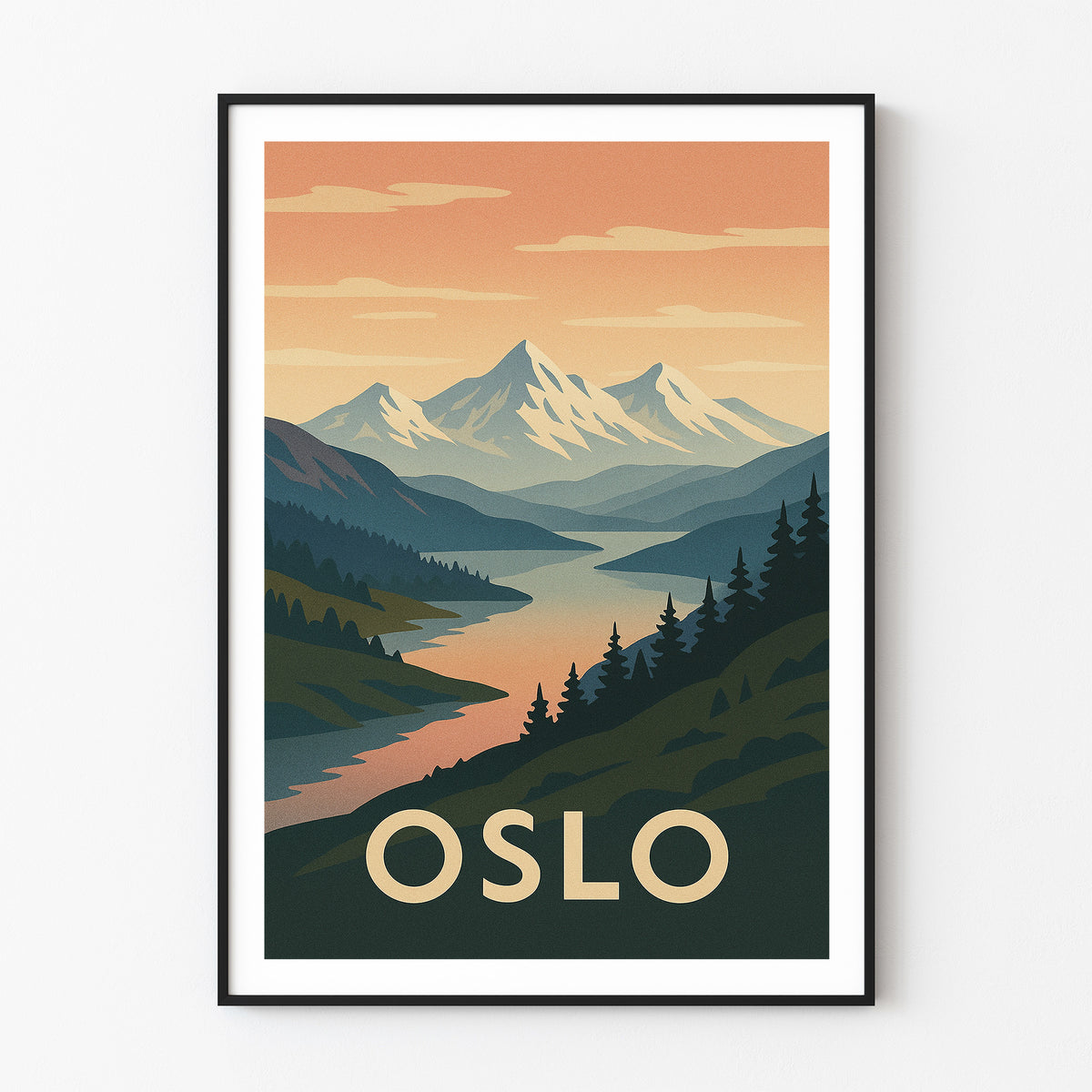 Oslo graphic print