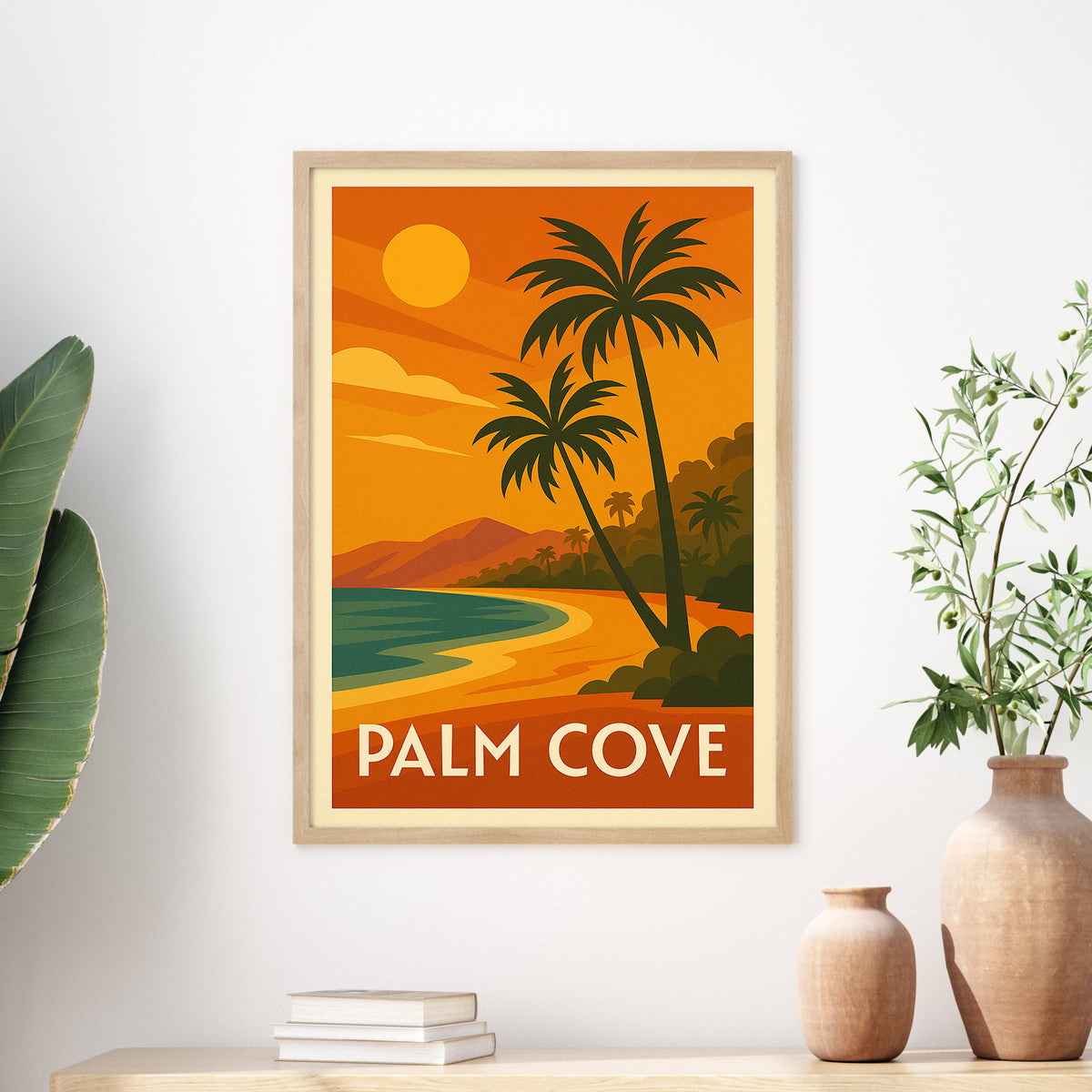Palm Cove graphic print