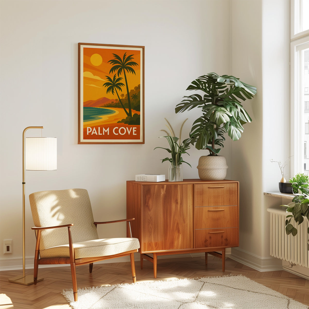 Palm Cove graphic print
