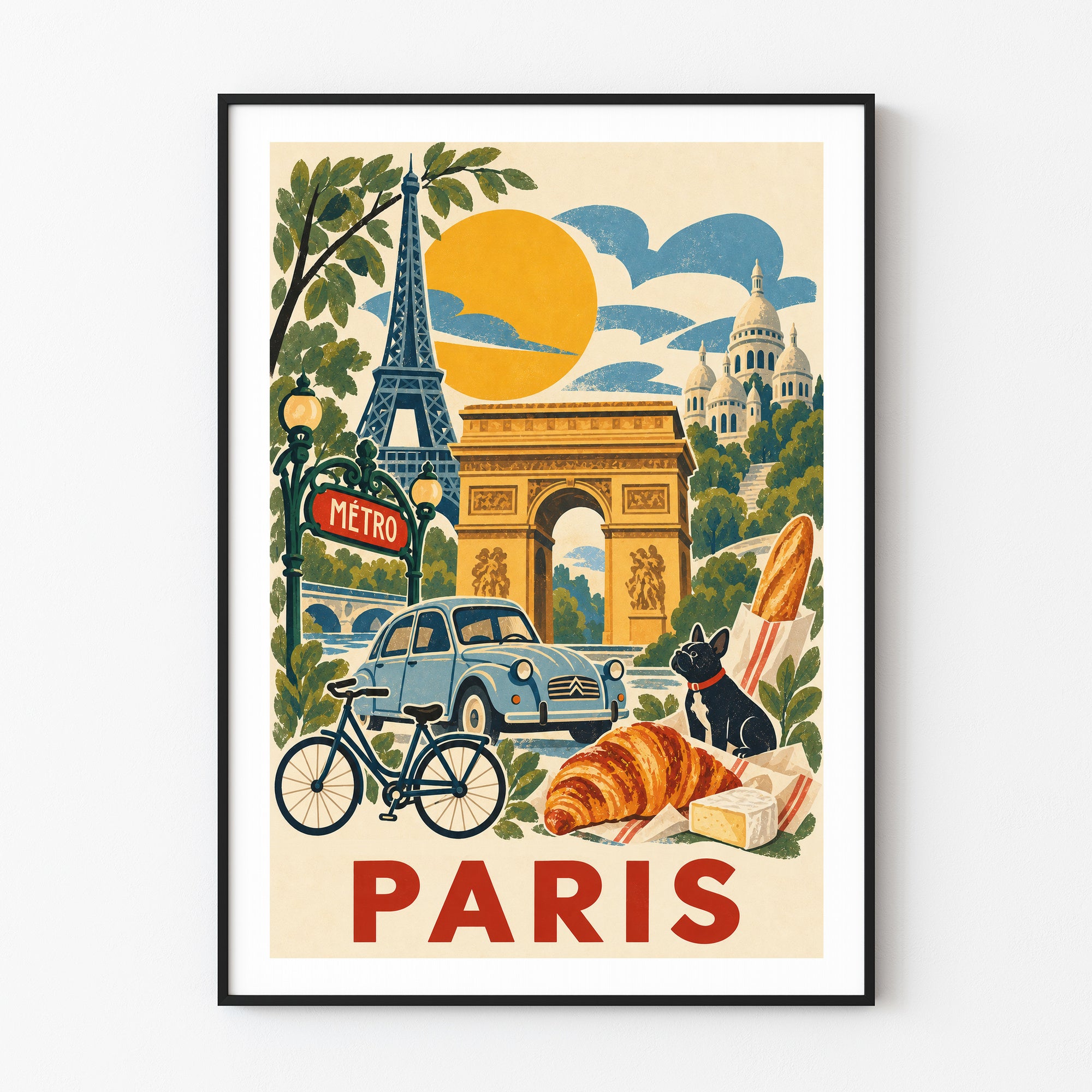 Paris graphic print