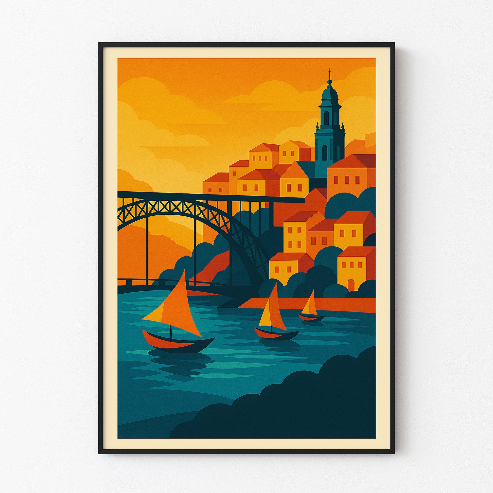 Porto graphic print