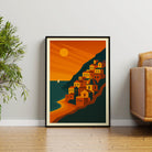 Positano graphic print