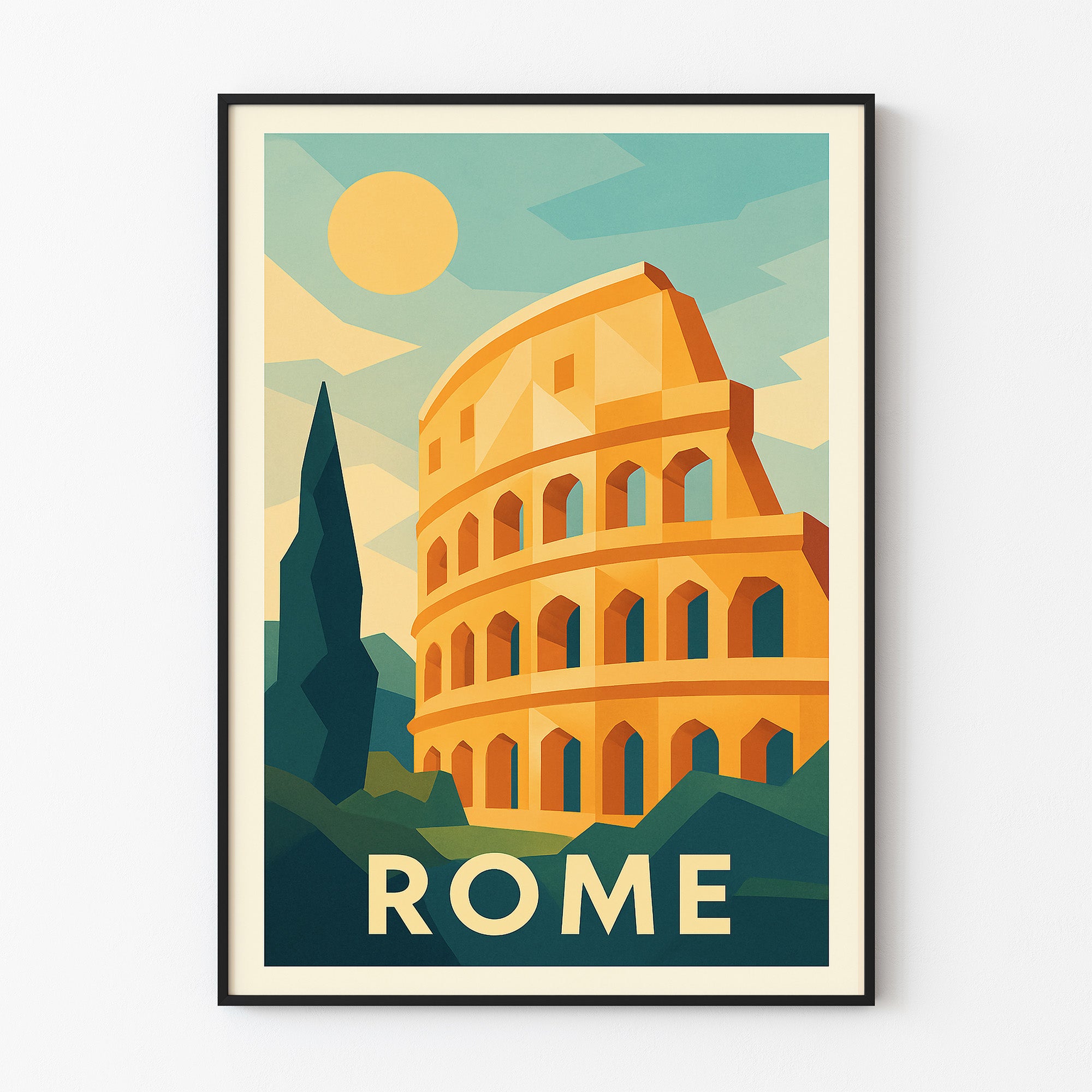Rome graphic print