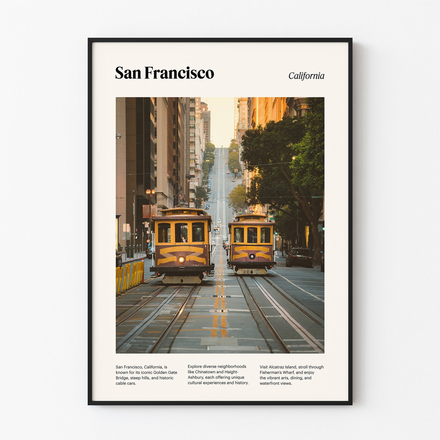 San Francisco Travel Poster