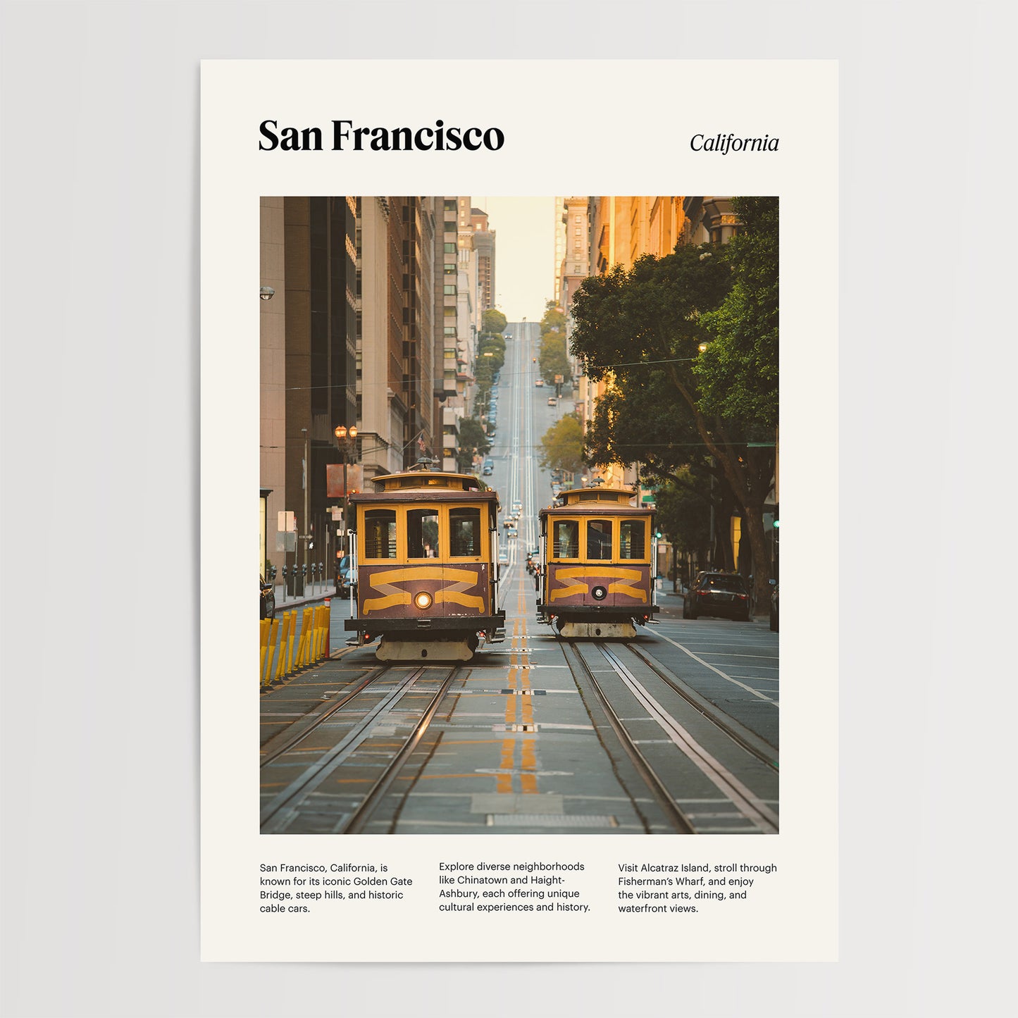 San Francisco Travel Poster