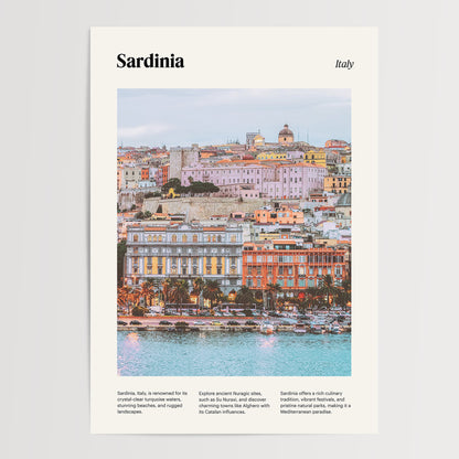 Sardinia Travel Poster