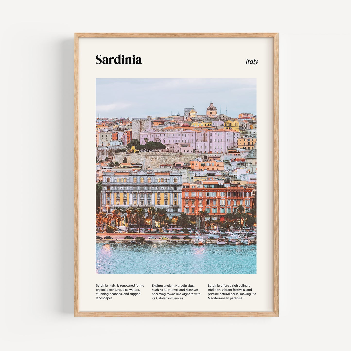 Sardinia Travel Poster