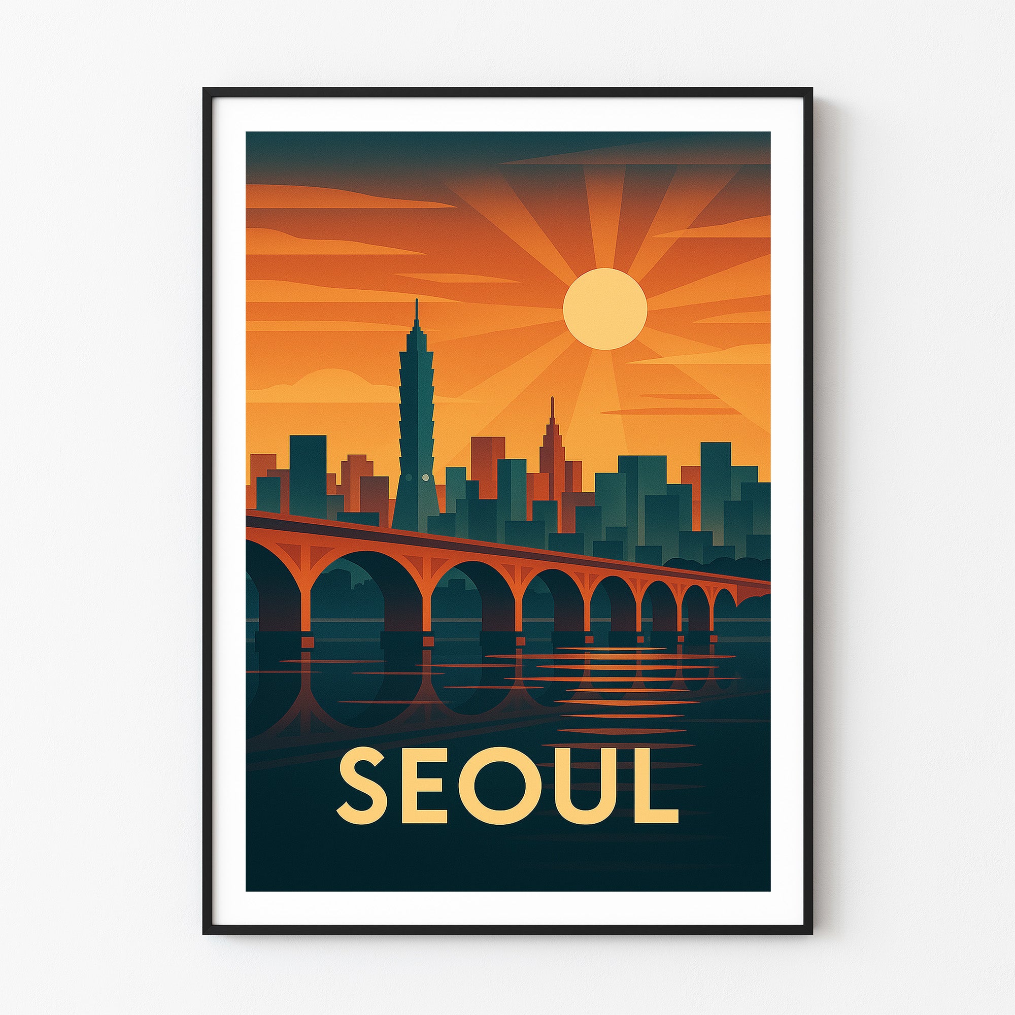 Seoul graphic print