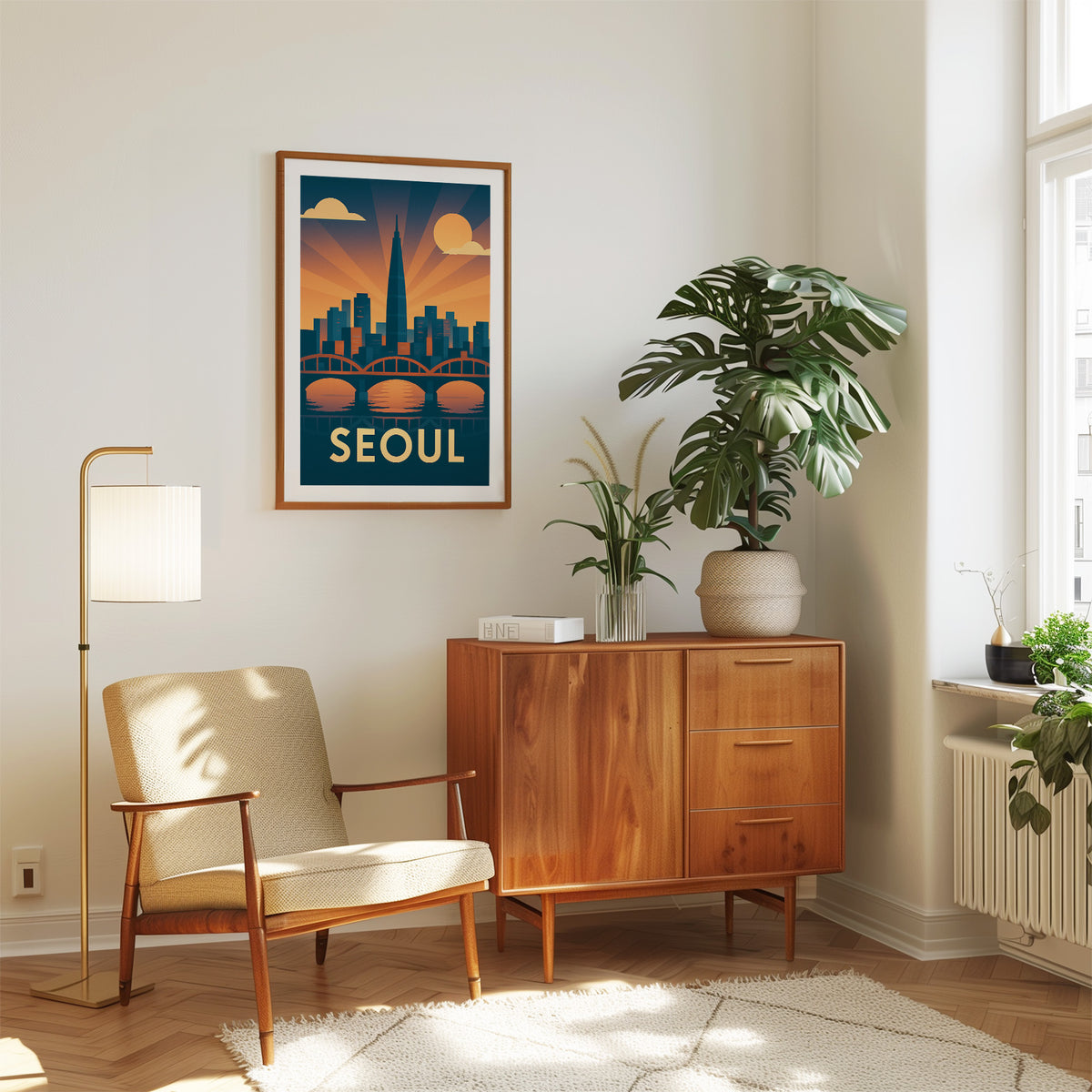 Seoul graphic print