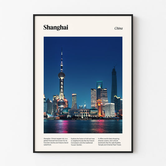 Shanghai Travel Poster