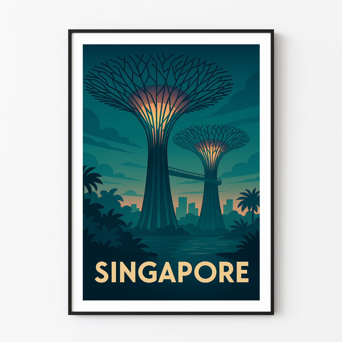 Singapore graphic print