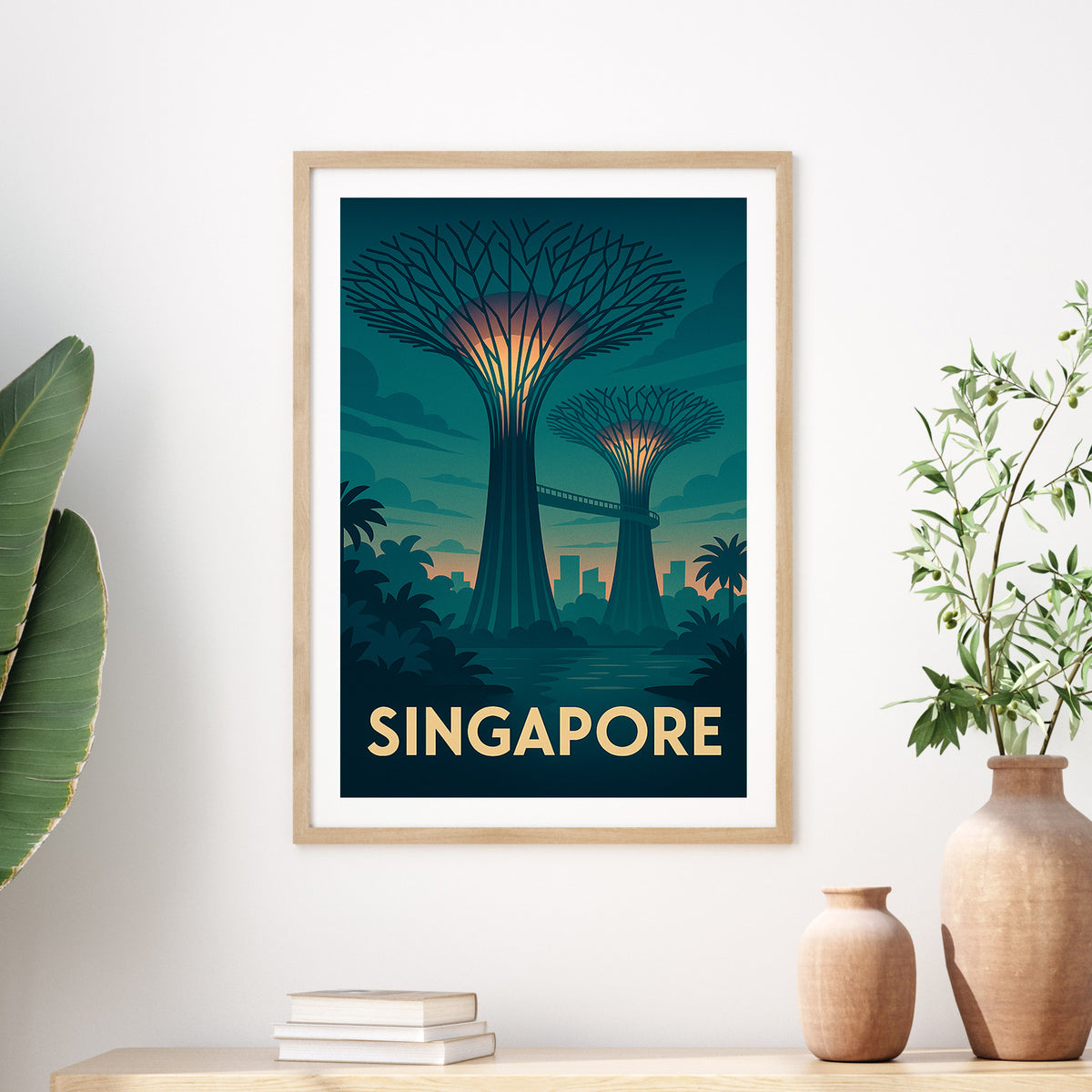 Singapore graphic print