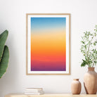 Sunset Gradient print
