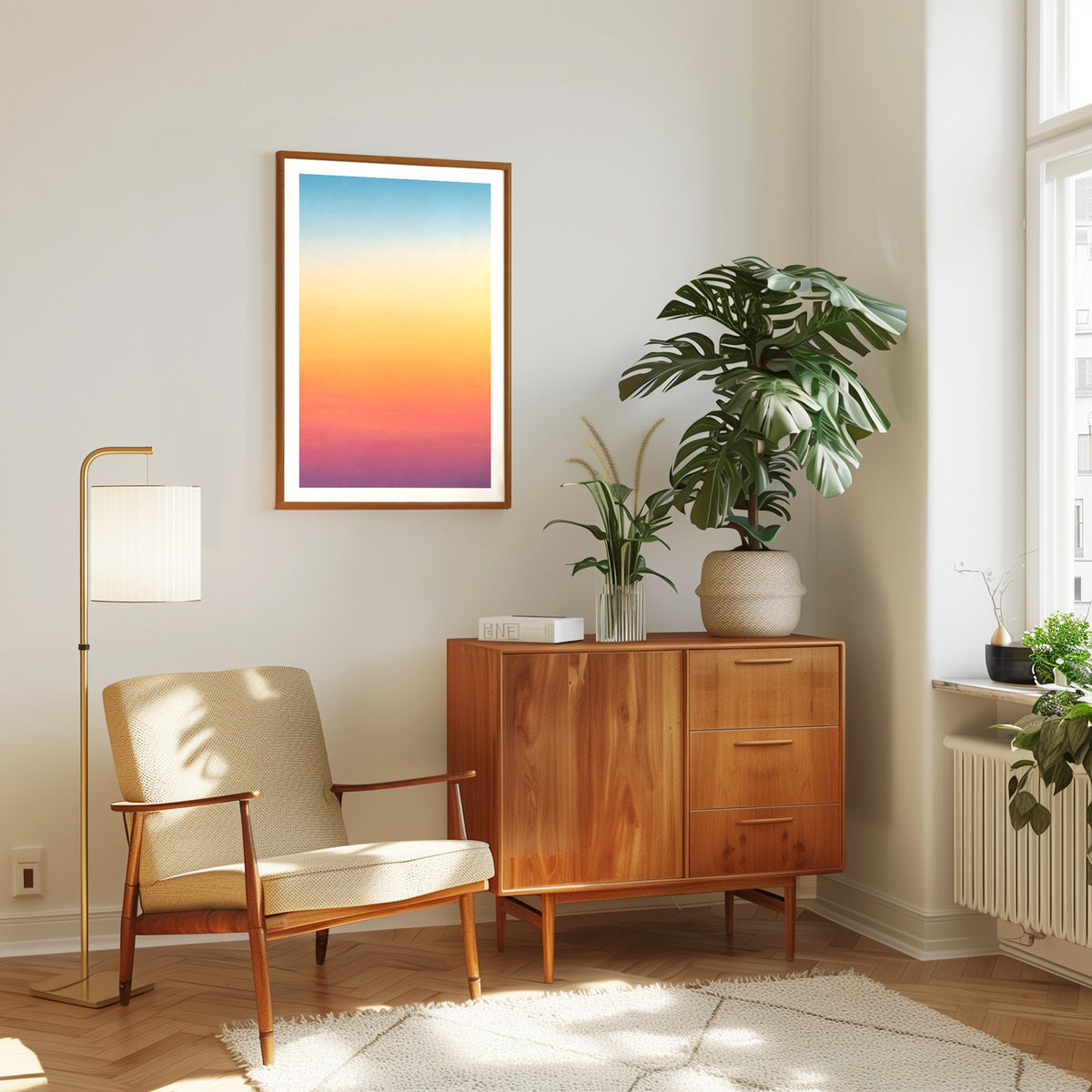 Sunset Gradient print