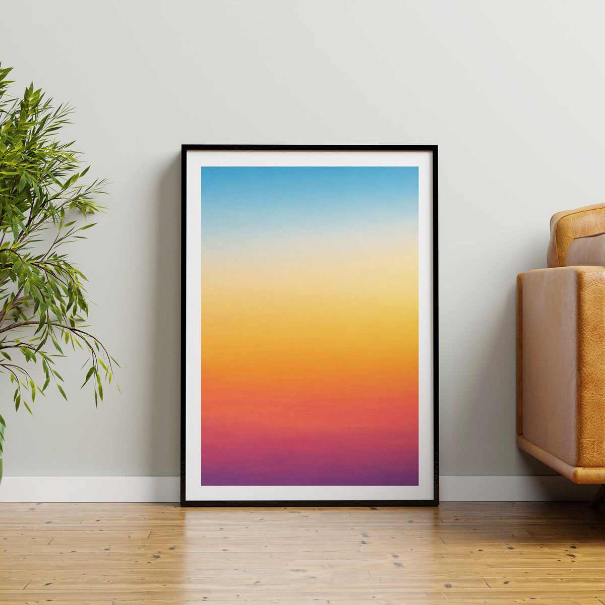 Sunset Gradient print