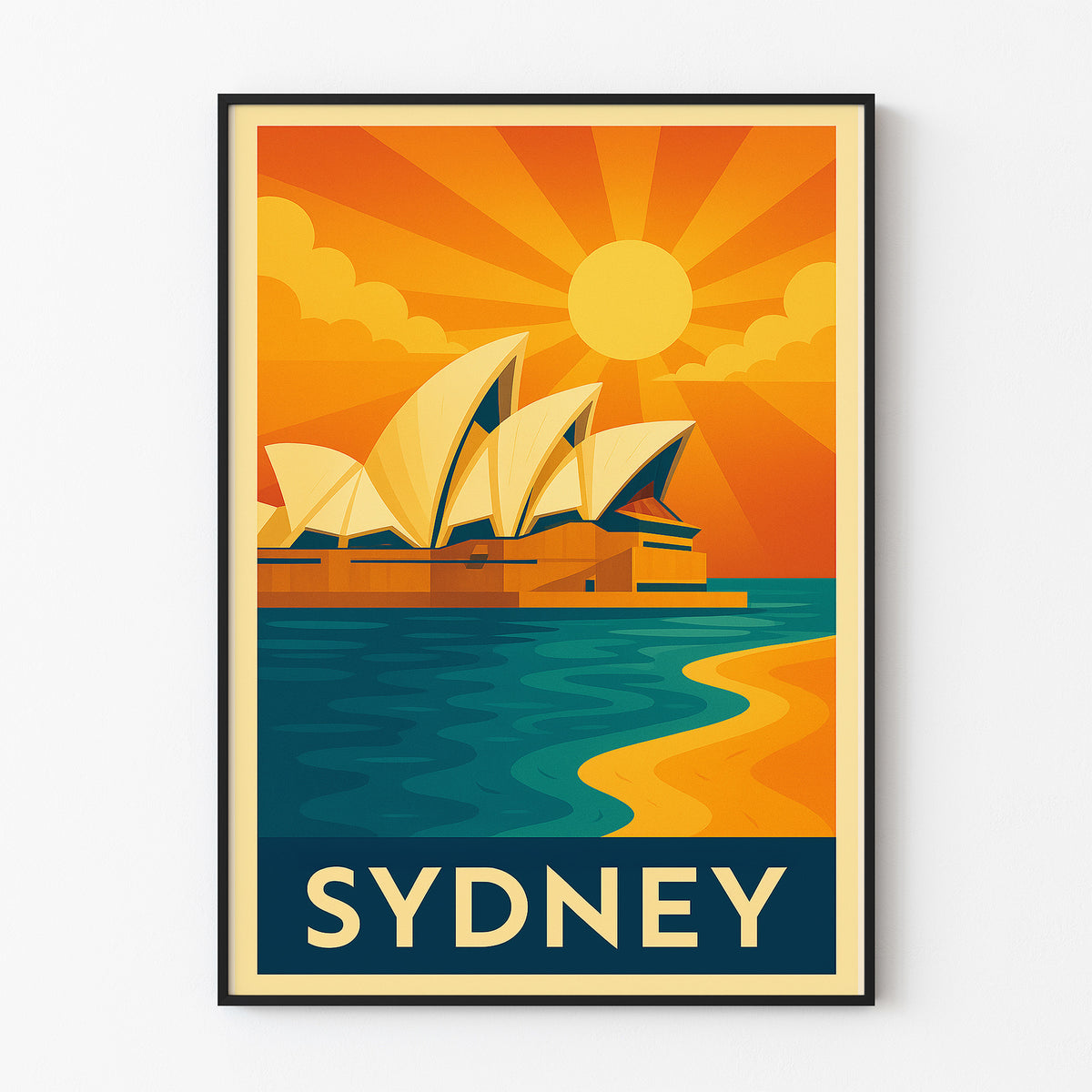 Sydney graphic print