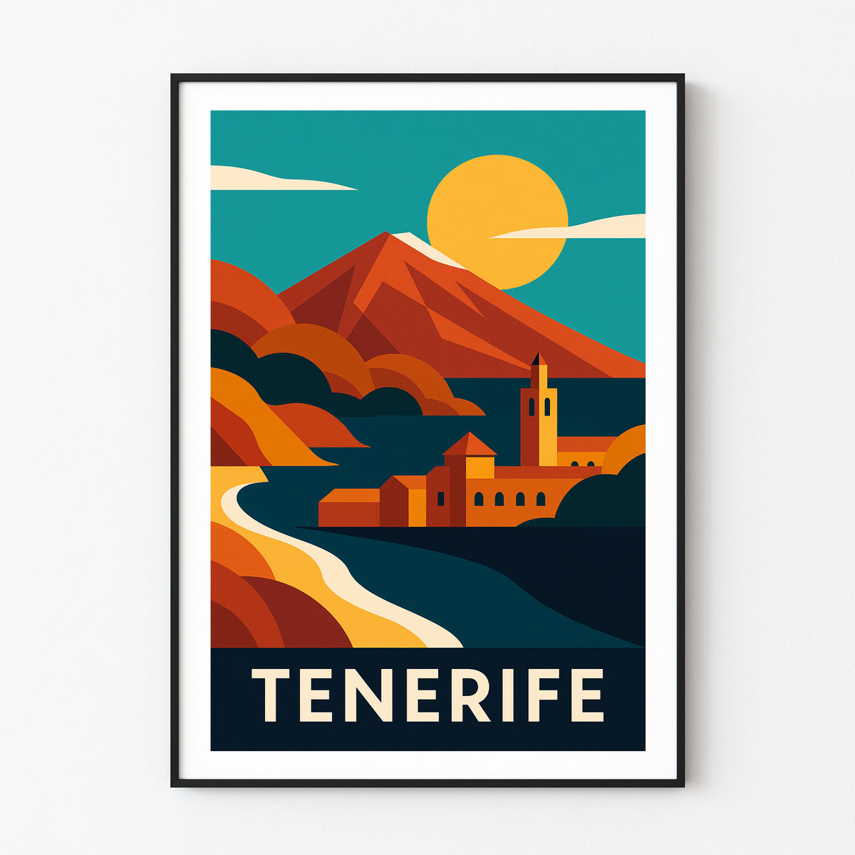 Tenerife graphic print