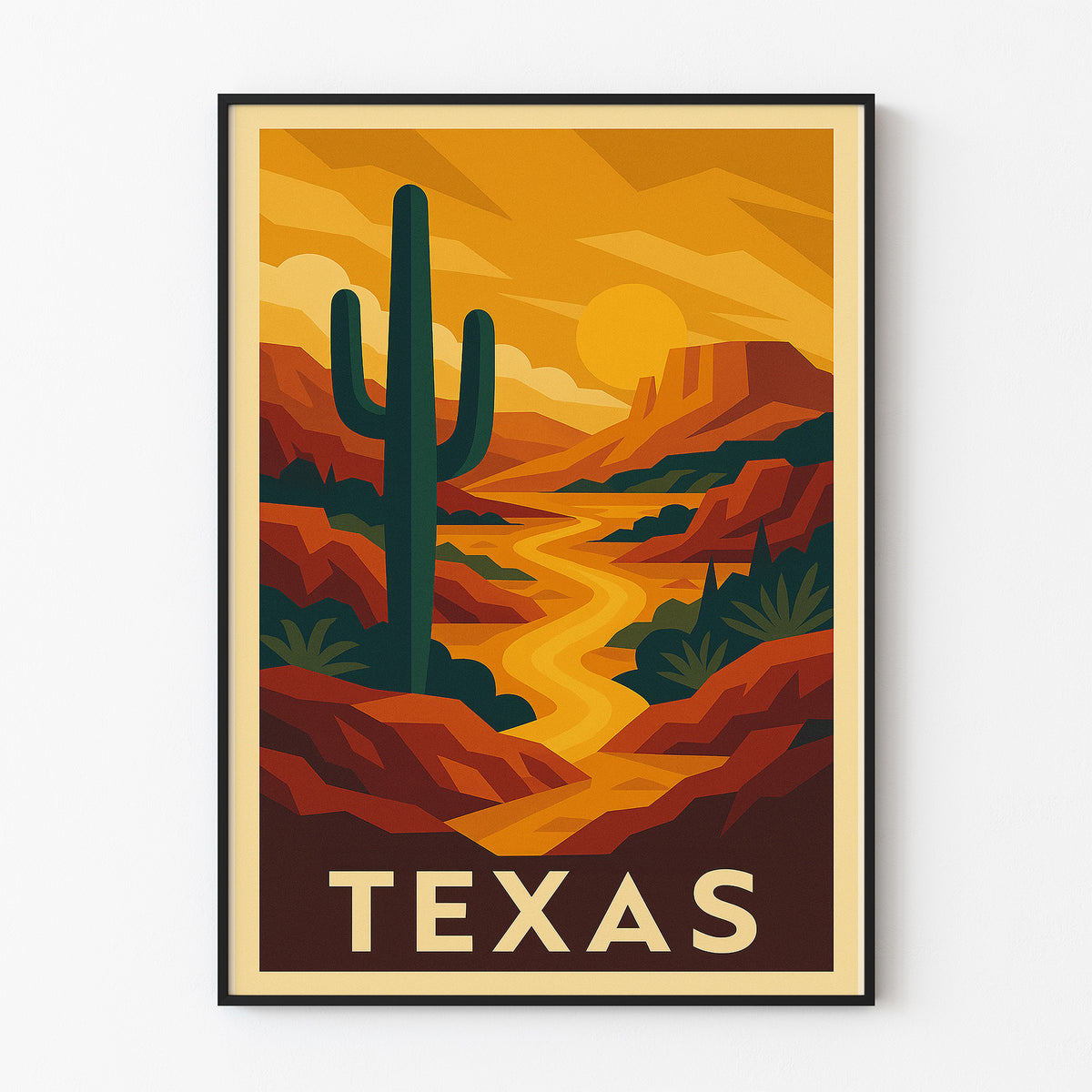 Texas graphic print