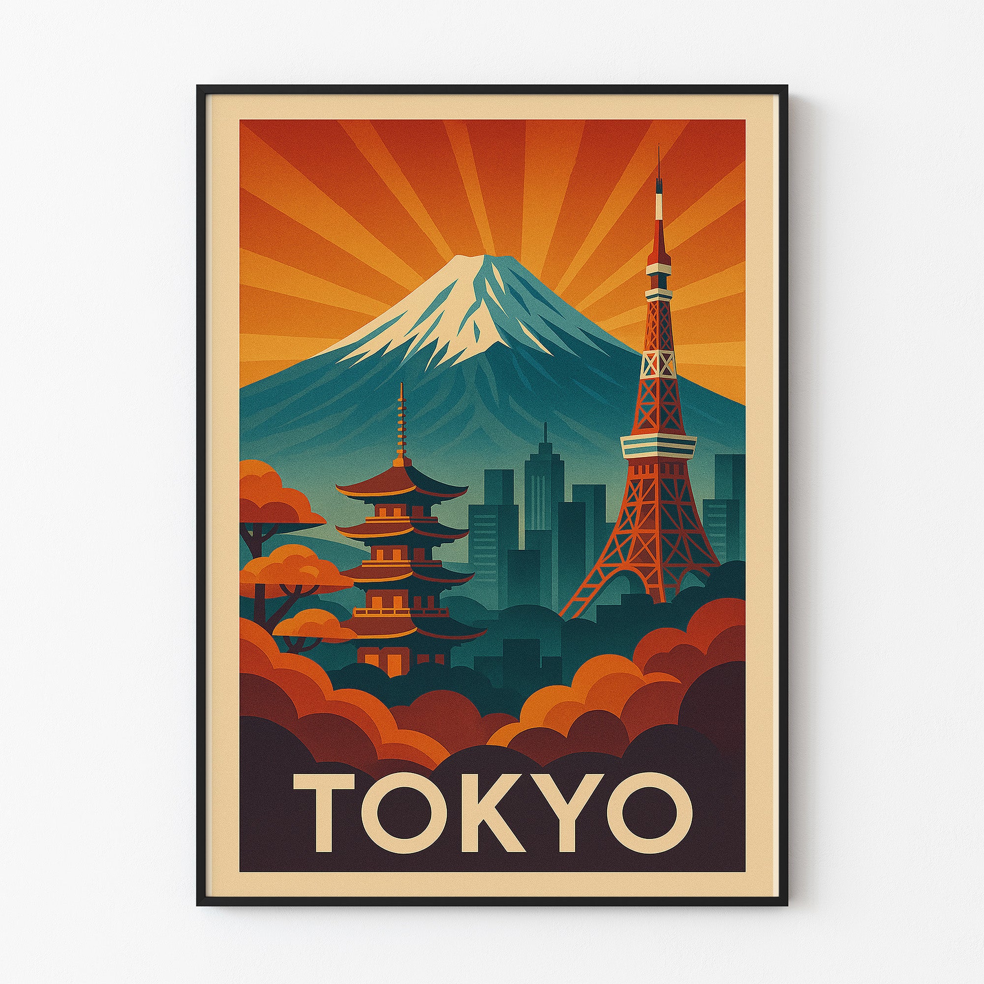 Tokyo graphic print
