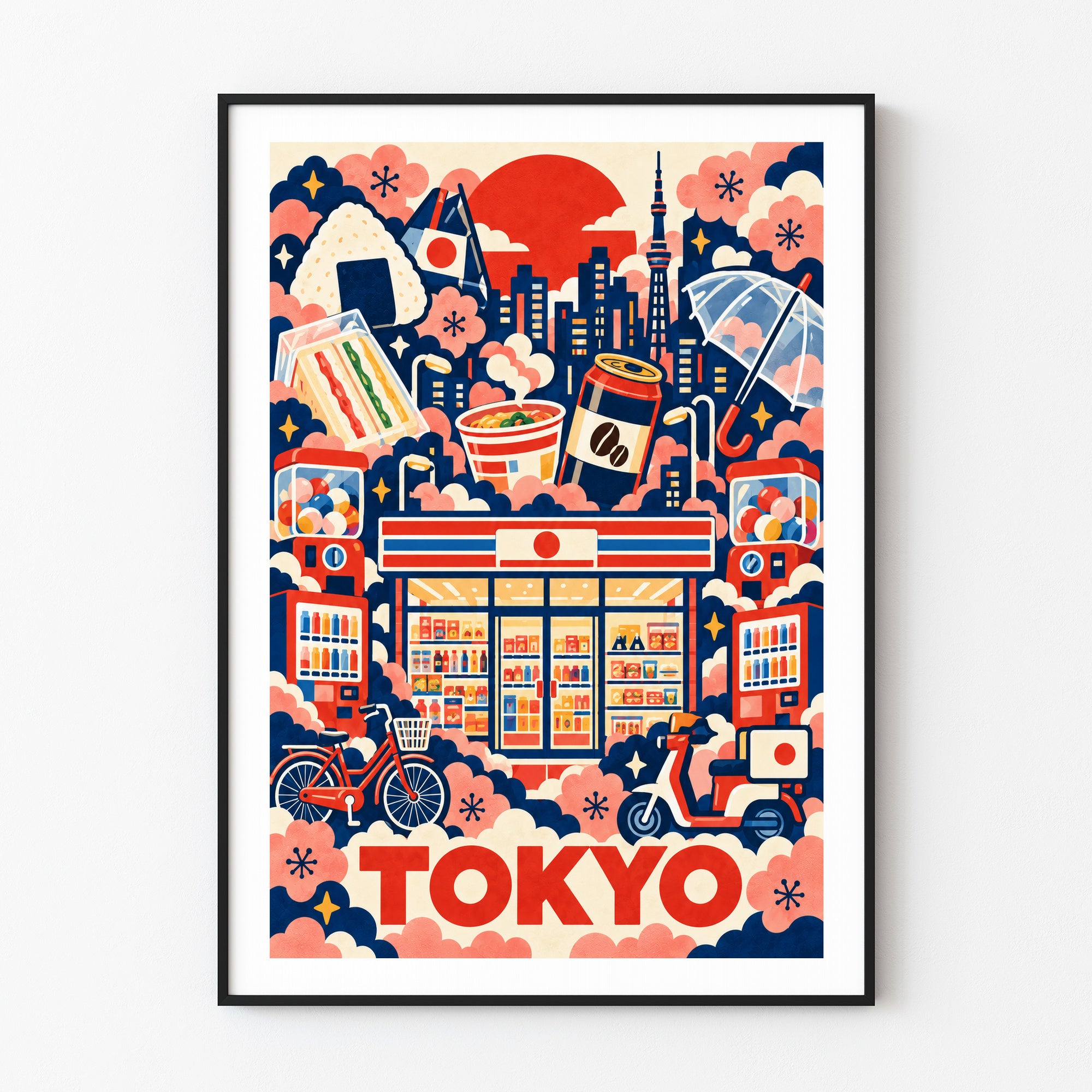 Tokyo graphic print