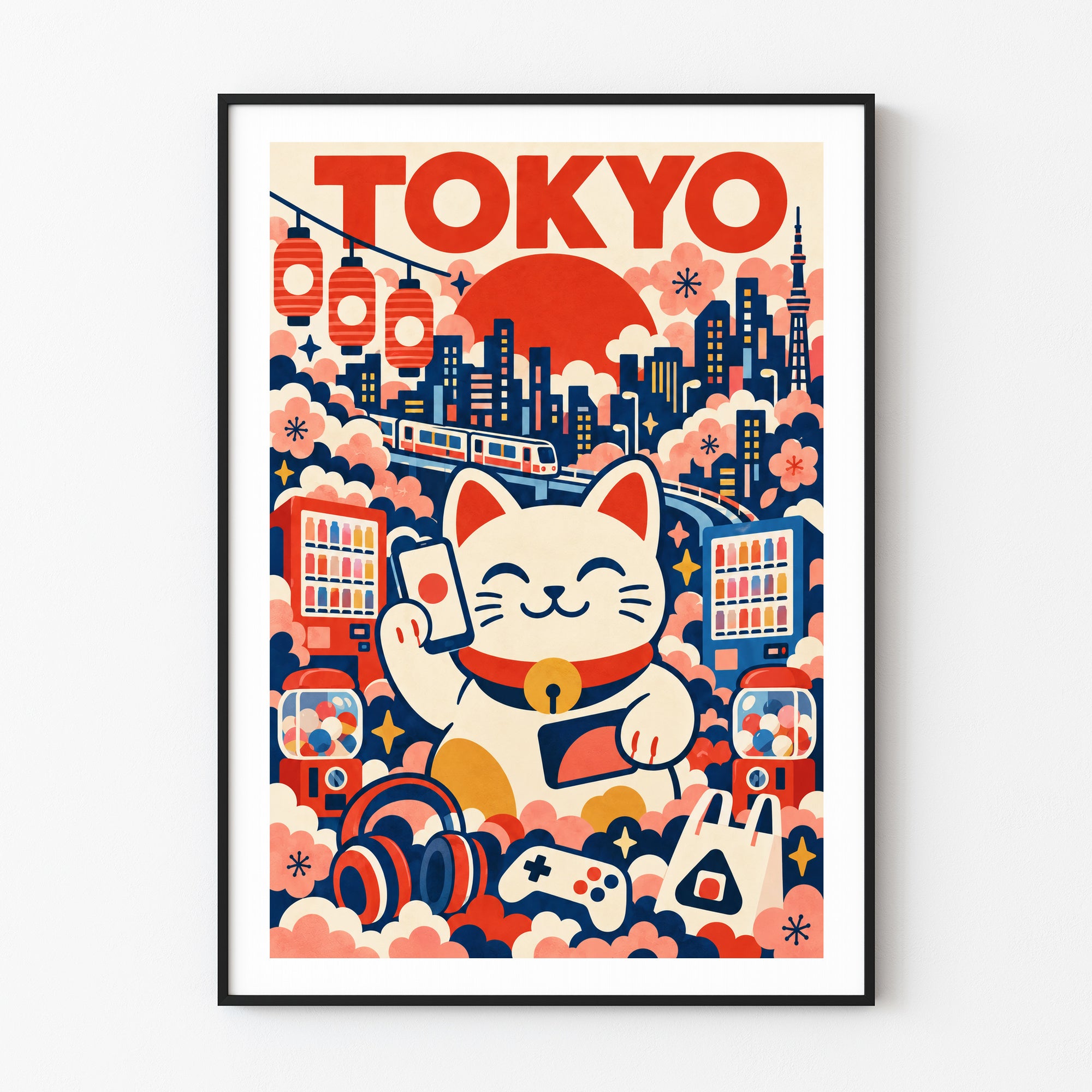 Tokyo graphic print
