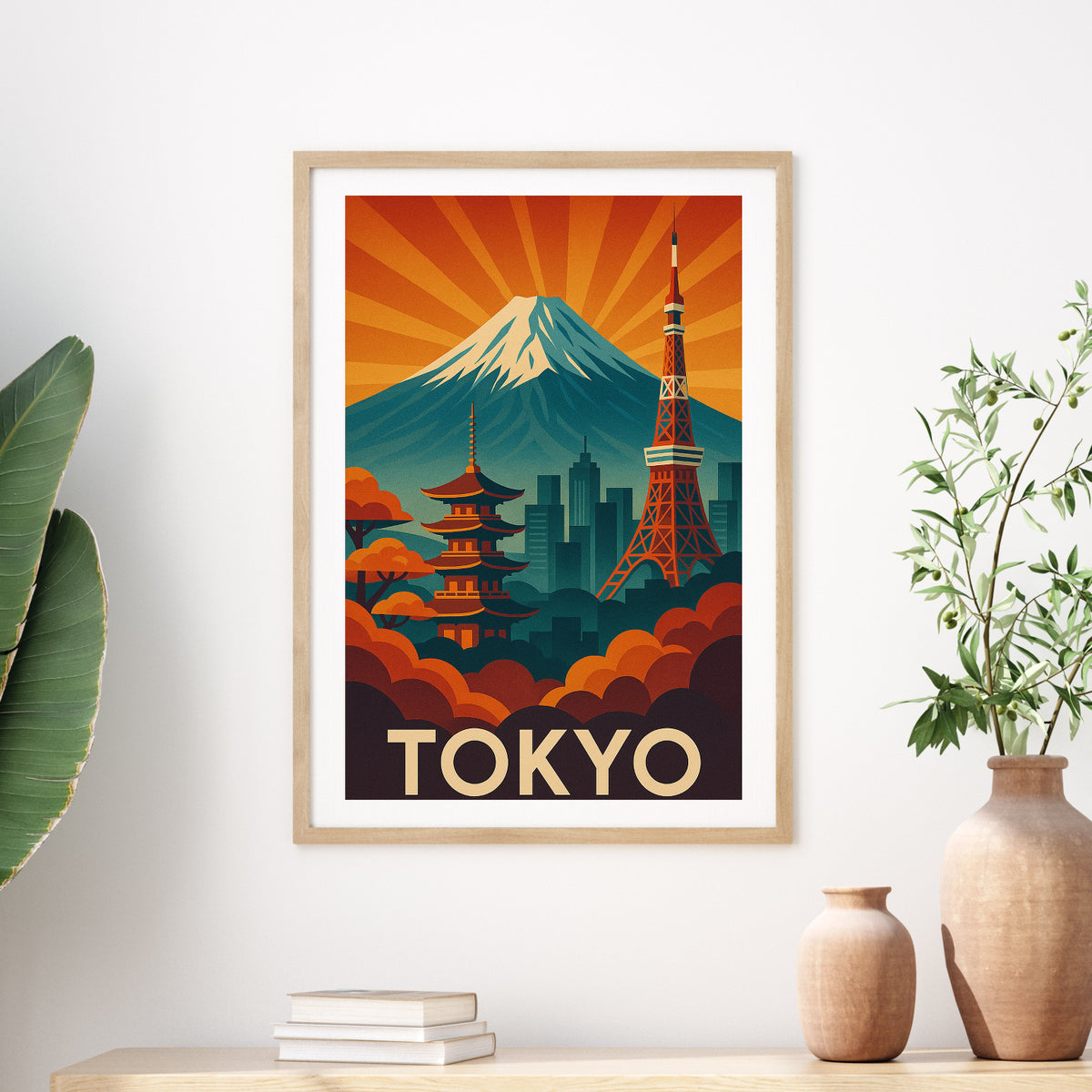 Tokyo graphic print