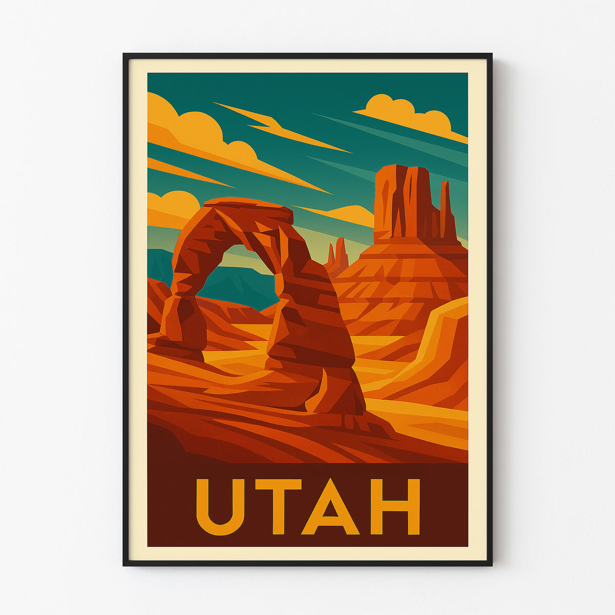 Utah graphic print