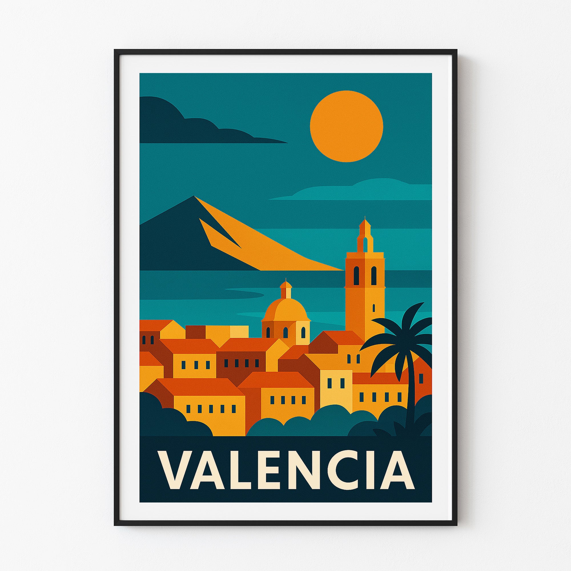 Valencia graphic print