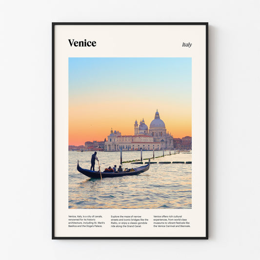 Venice Travel Poster