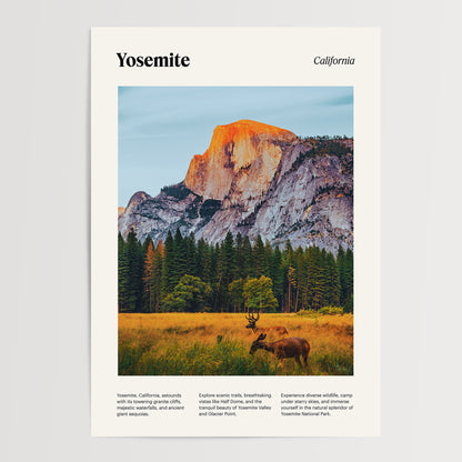 Yosemite National Park Poster